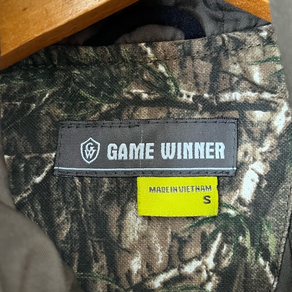 Game Winner Camouflage RealTree Hunting Coat/Jacket Child’s Size Small - Picture 2 of 9